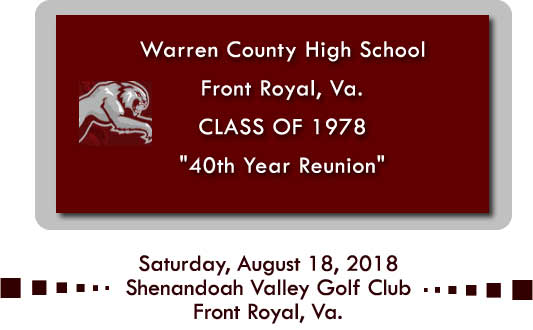 WCHS Class of 1978 Reunion